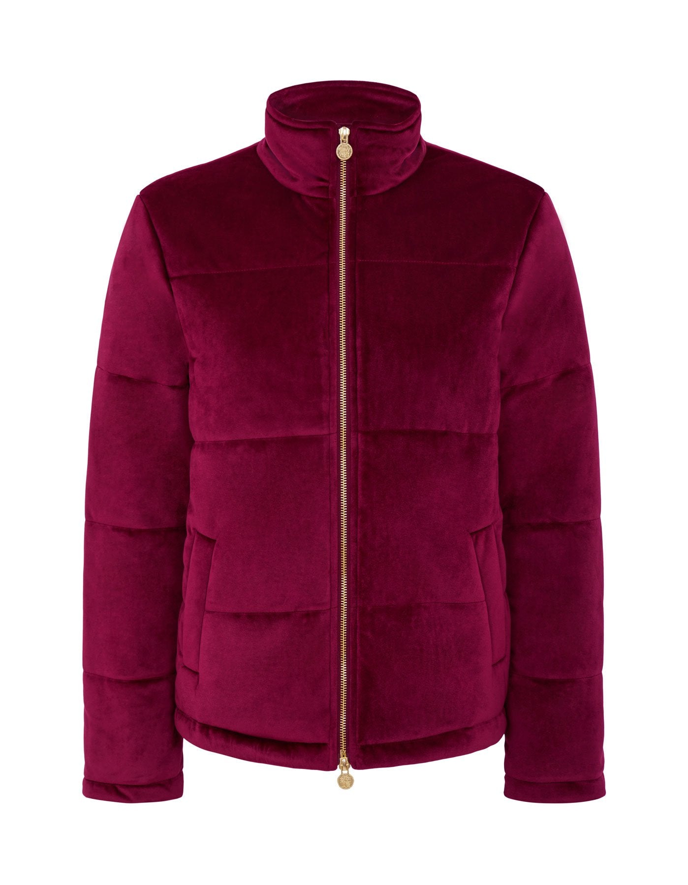 Ella Pink Padded Velvet Jacket