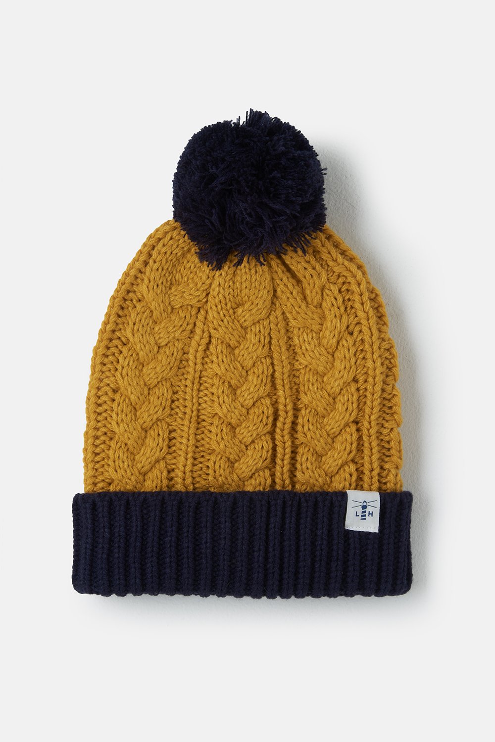 Lighthouse Hannah Bobble Hat - Sunrise & Navy