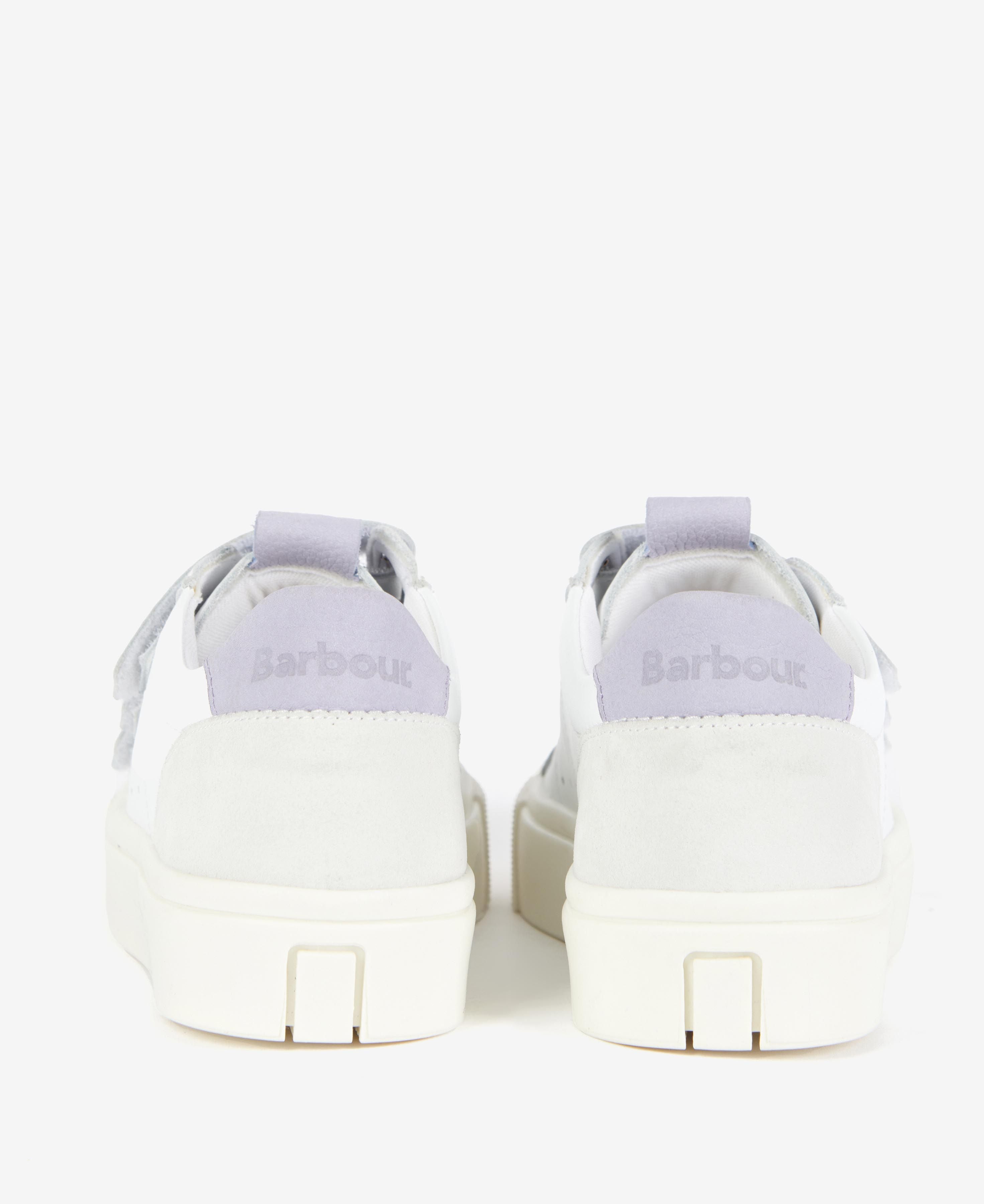 Barbour Georgie Trainers - White/Lavender