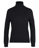 Barbour Pendle Roll Collar Sweater - Black/Rosewood
