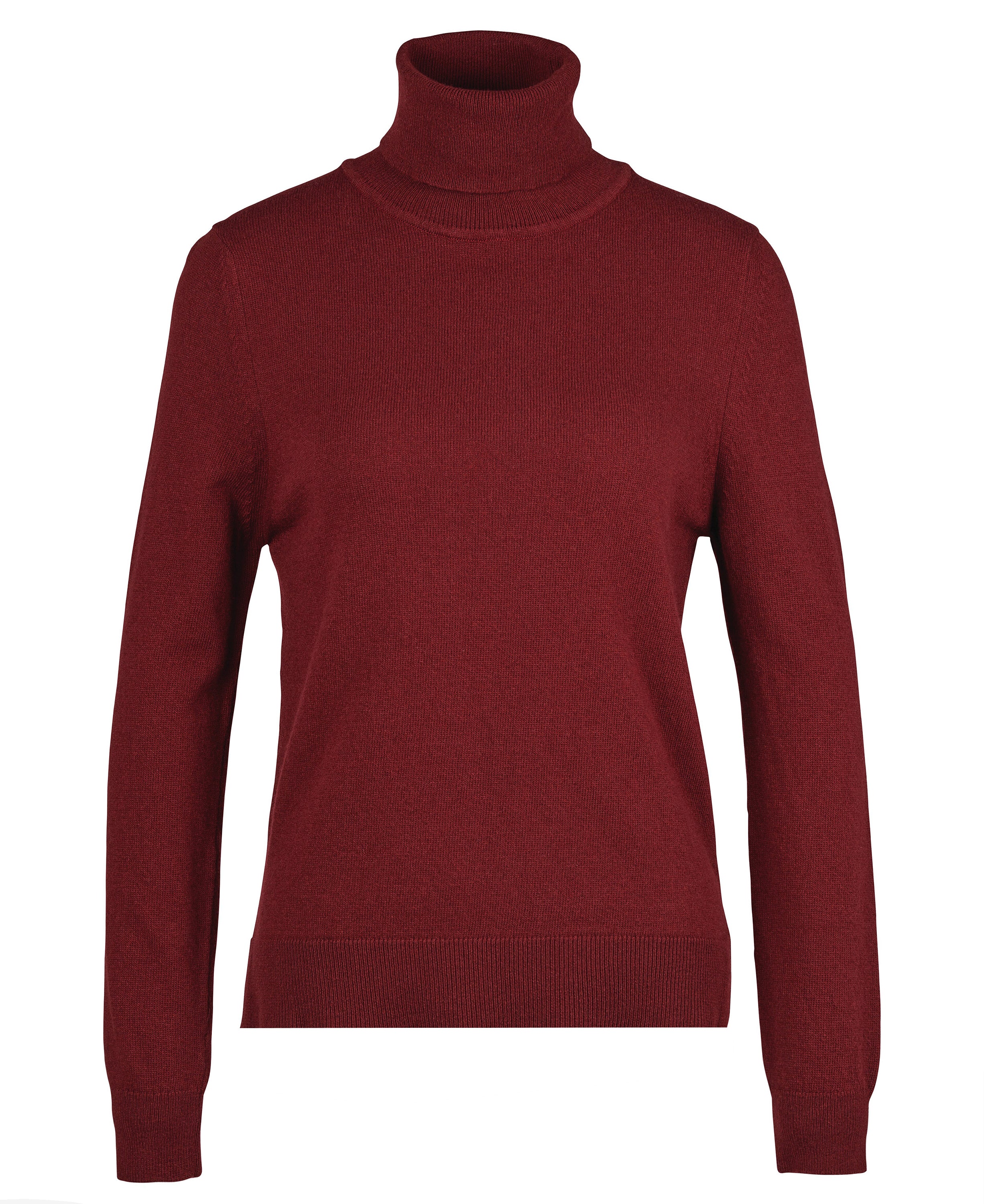 Barbour Pendle Roll Collar Sweater - Burgundy