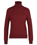 Barbour Pendle Roll Collar Sweater - Burgundy