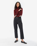 Barbour Pendle Roll Collar Sweater - Burgundy