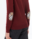 Barbour Pendle Roll Collar Sweater - Burgundy