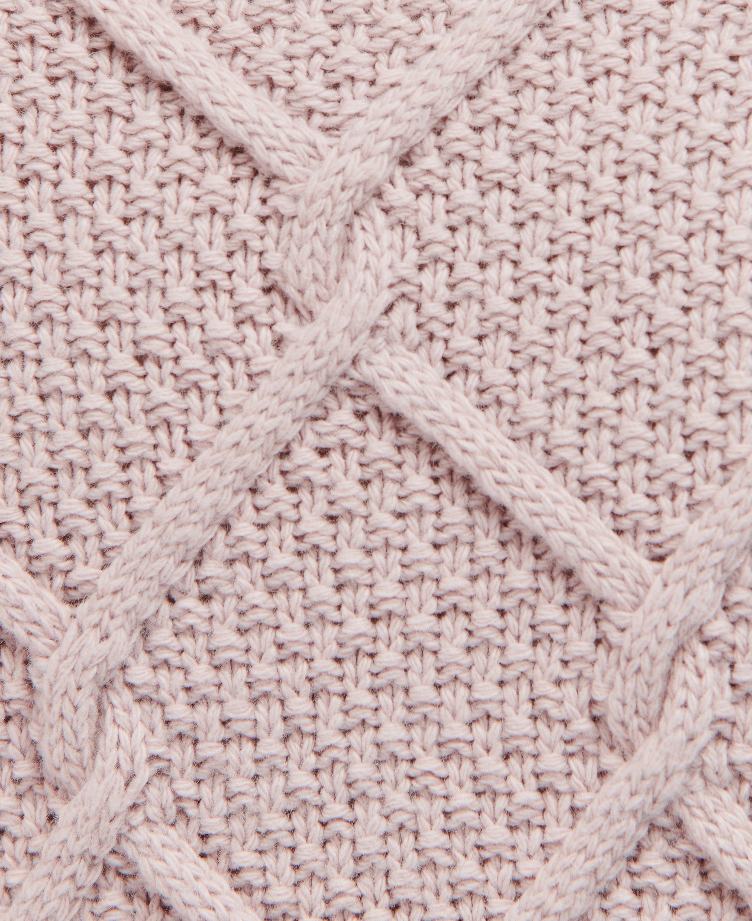 Barbour Burne Roll Neck Knit Sweatshirt - Rosewater
