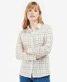 Barbour Triplebar Shirt - Cloud/Winter Green