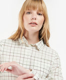 Barbour Triplebar Shirt - Cloud/Winter Green