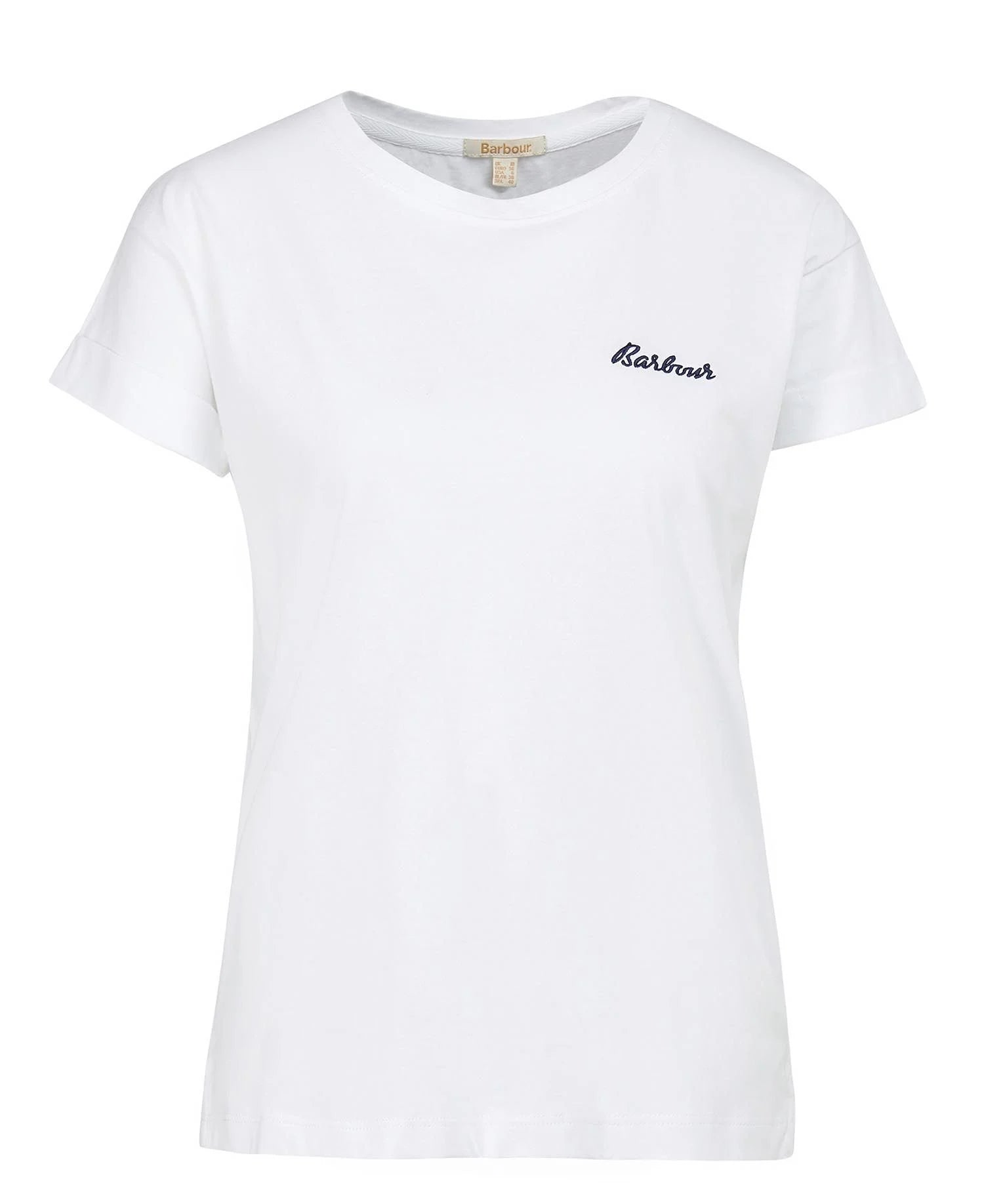 Barbour Kenmore T-Shirt - White/Navy
