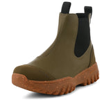 Woden Magda Track Waterproof - Dark Olive/Gum
