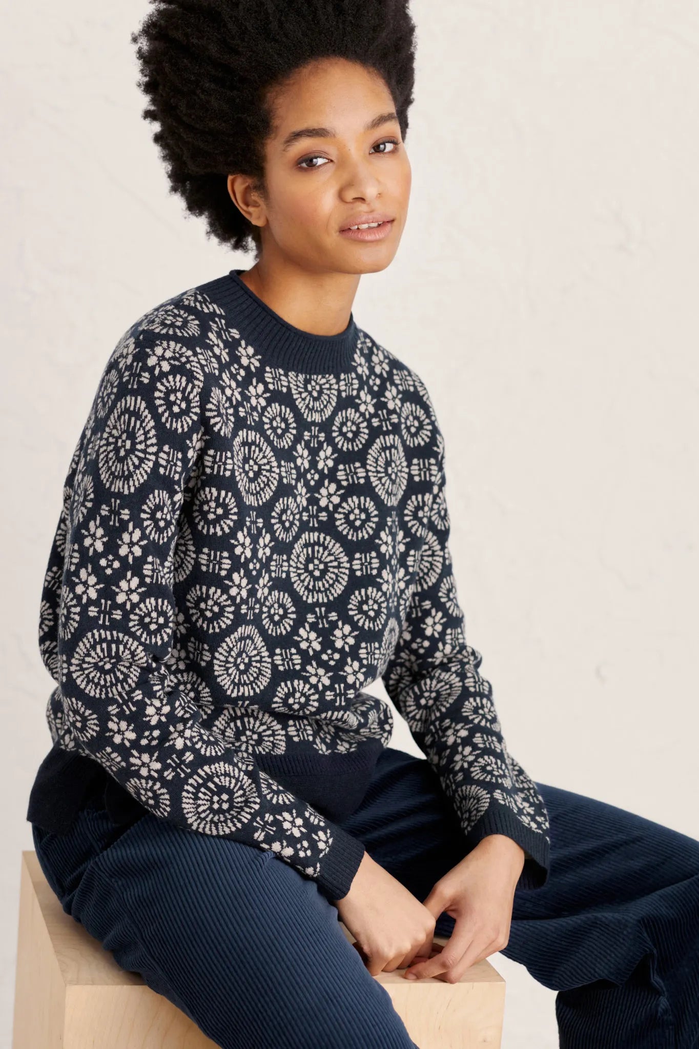 Seasalt Forest Floor Jumper - Painted Blanket Magpie