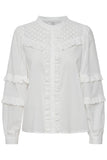 Pulz Brigitta Blouse - Blanc
