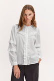 Pulz Brigitta Blouse - Blanc
