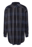Pulz Alina  Shirt - Blue Check
