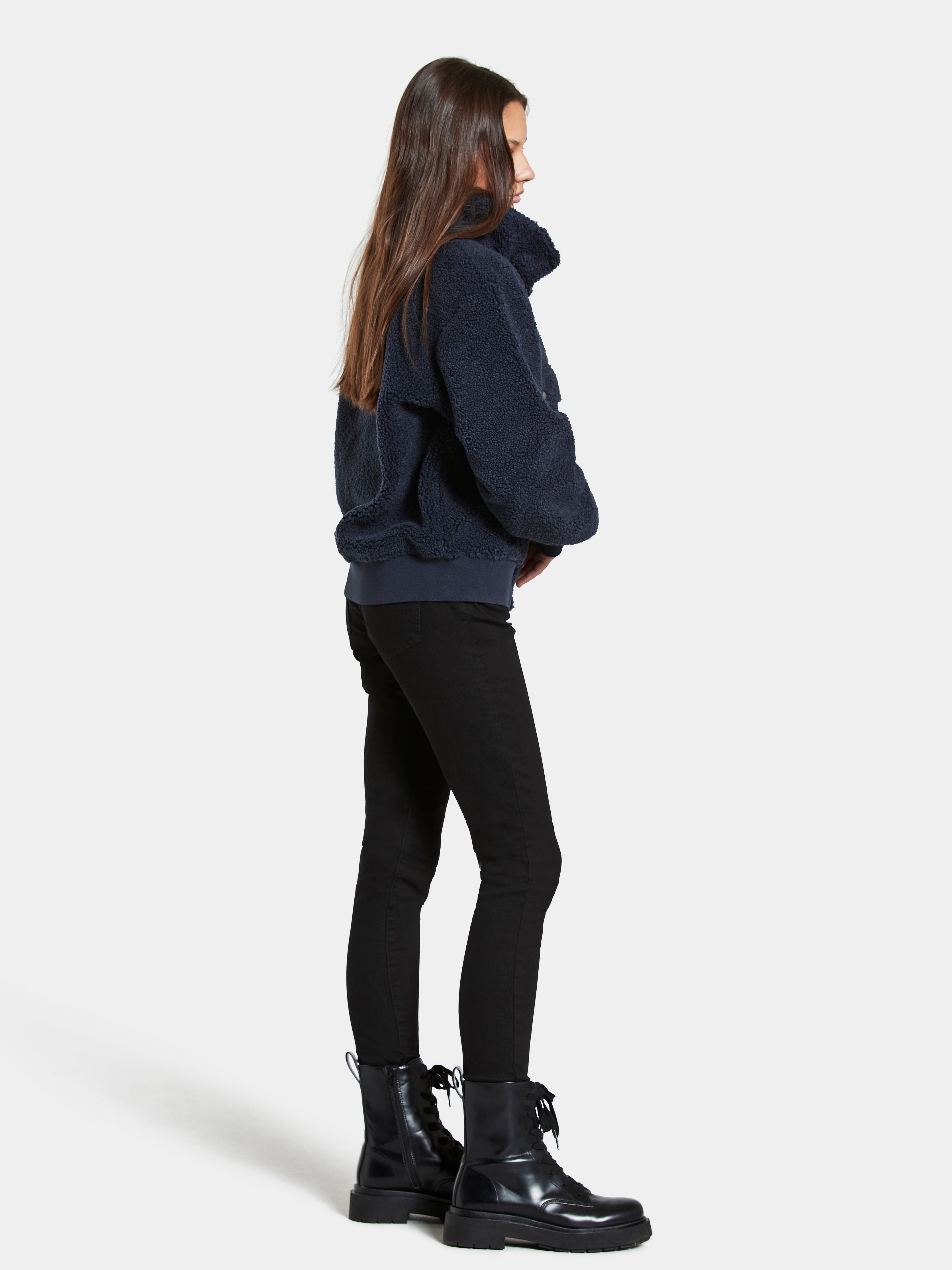 Didriksons Edla Girls Full Zip- Navy