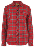 Dubarry Japonica Hunting Check Shirt - Cardinal