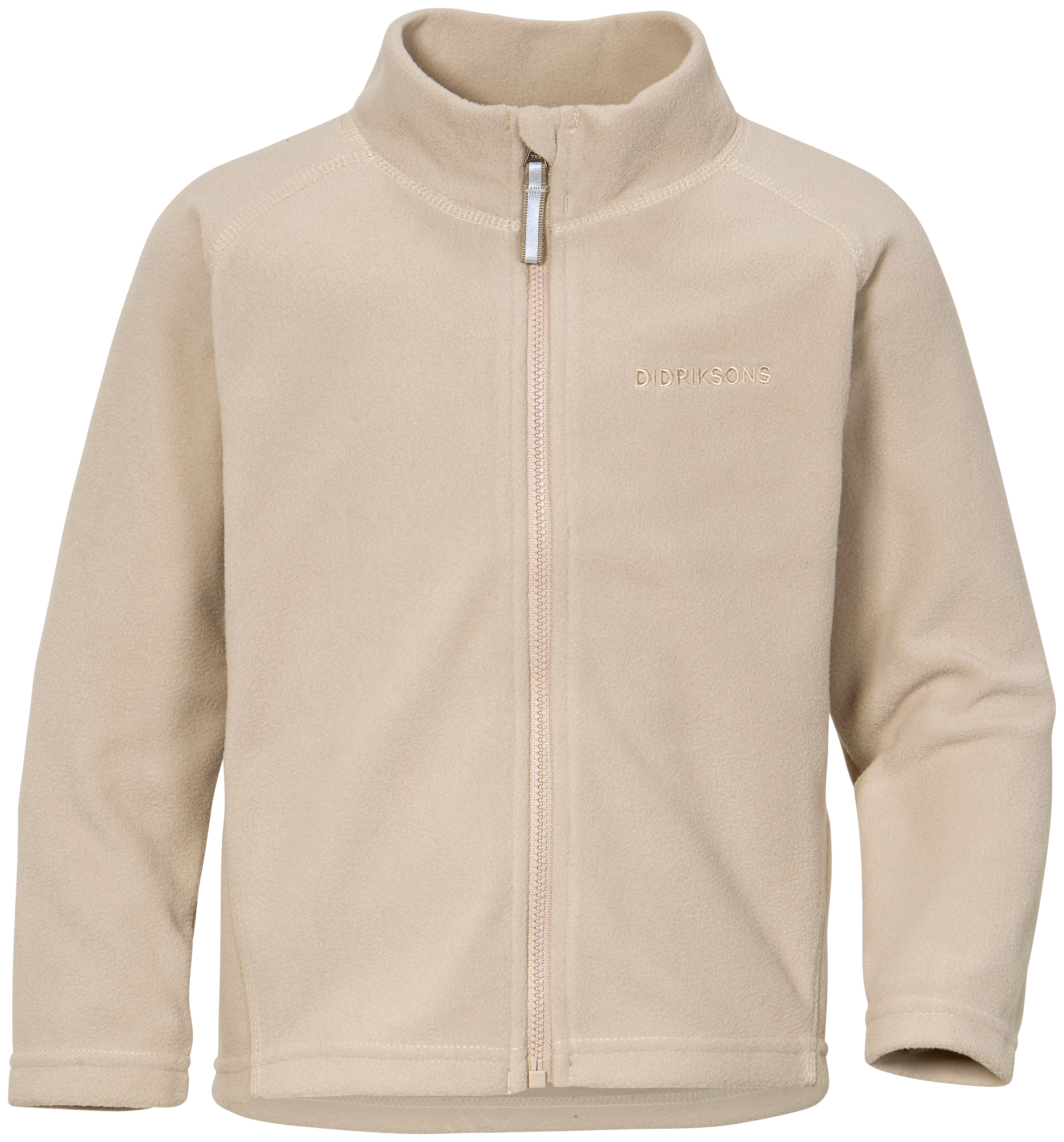 Didriksons Monte Kids' Full-Zip - Clay Beige