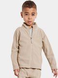 Didriksons Monte Kids' Full-Zip - Clay Beige