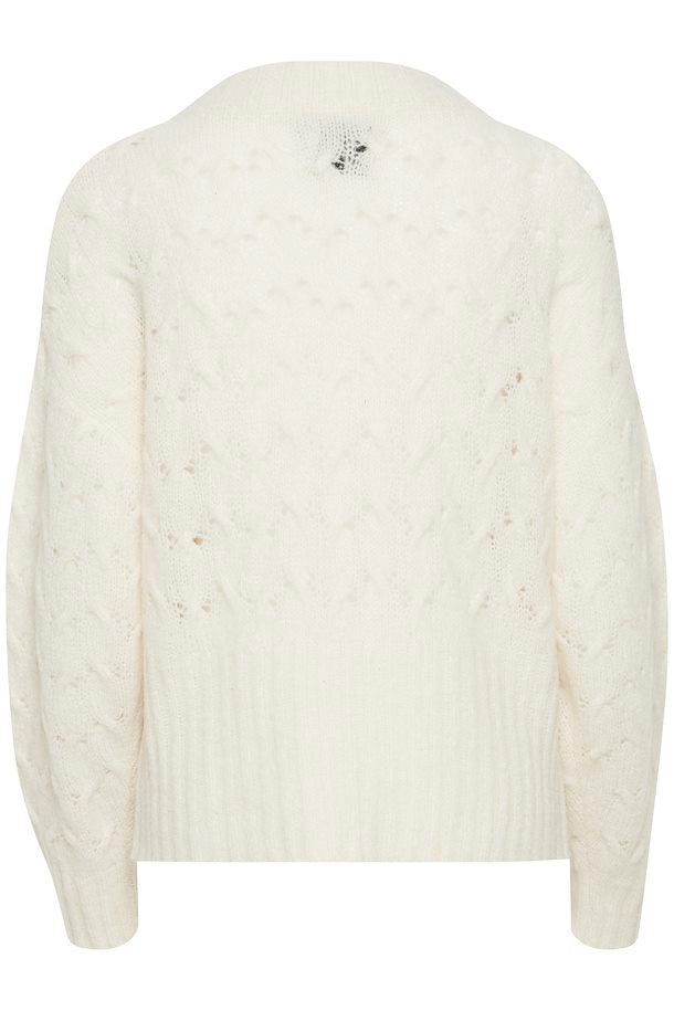 Pulz Astrid Pattern Pullover - Turtledove