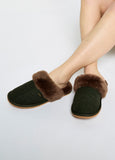 Dubarry Mullingar Women's Mule Slippers - Olive