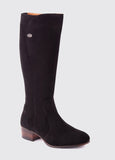 Dubarry Downpatrick Knee High Boot - Black Suede