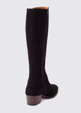 Dubarry Downpatrick Knee High Boot - Black Suede