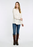 Dubarry Iris Women's ruffle trim blouse - Ivory