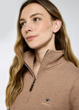Dubarry Castlemartyr Women's Quarter Zip Sweatshirt - Elk