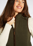 Dubarry Women's Carbury Fleece Gilet - Olive