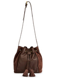 Dubarry Doonbeg Crossbody Bucket Bag - Cedar