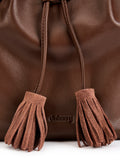 Dubarry Doonbeg Crossbody Bucket Bag - Cedar