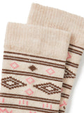 Dubarry Rolestown Fair Isle Alpaca socks - Oat