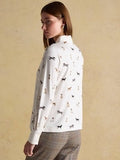 Joules X Eleanor Tomlinson Jersey Shirt - Cream Dogs