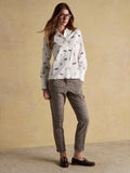 Joules X Eleanor Tomlinson Jersey Shirt - Cream Dogs