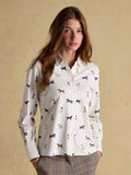 Joules X Eleanor Tomlinson Jersey Shirt - Cream Dogs