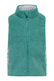 Lighthouse Amber Reversible Gilet - Teal Floral