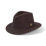 Hicks & Brown Norfolk Fedora - Brown