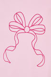 Lighthouse Causeway Tie Top - Pink Bow