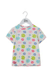 Lighthouse Causeway Kids T-Shirt - Daisy Print