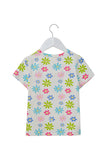 Lighthouse Causeway Kids T-Shirt - Daisy Print