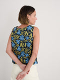 Seasalt Colour Study Top - Leafy Floral Maritime