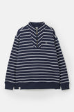 Lighthouse Ladies Coral Jersey - Navy Stripe