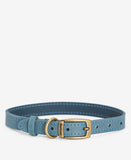 Barbour Leather Dog Collar - Blue