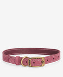 Barbour Leather Dog Collar - Pink