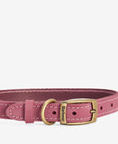 Barbour Leather Dog Collar - Pink