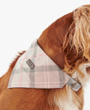 Barbour Tartan Dog Bandana - Taupe/Pink Tartan