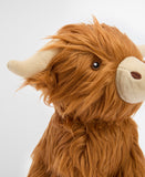 Barbour Dog Highland Cow Toy - Brown/Classic