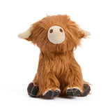 Barbour Dog Highland Cow Toy - Brown/Classic