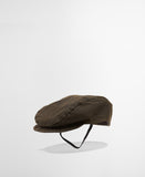 Barbour Dog Wax Flat Cap - Olive