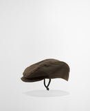Barbour Dog Wax Flat Cap - Olive