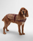 Barbour Tartan Dog Coat - Muted Cabernet